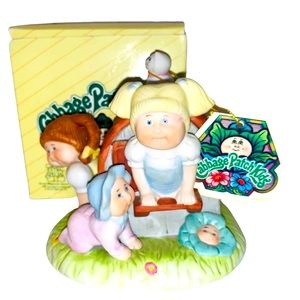 Vintage Cabbage Patch Kids Porcelain Figurine Clubhouse Figurine.